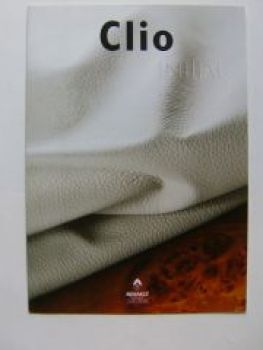 Renault Clio Initiale Paris Prospekt September 1999 NEU