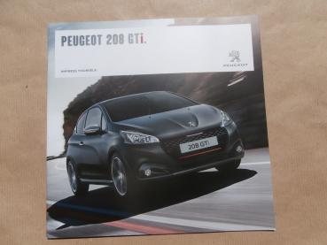 Peugeot 208GTi Prospekt Juli 2017