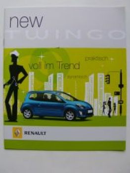 Renault New Twingo Prospekt Dezember 2007 + Preise NEU