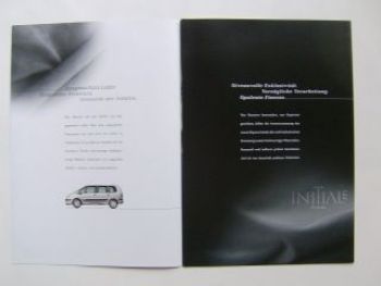 Renault Espace Initiale Paris Sonderpropekt September 1999