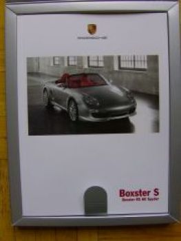 Porsche Boxster RS60 Sypder Prospekt in Box September 2007