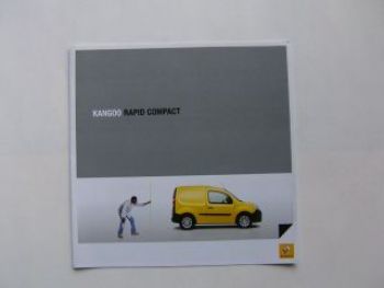 Renault Kangoo Rapid Compact Prospekt Juli 2008 NEU