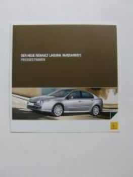 Renault neue Laguna Pressestimmen Prospektinfo NEU