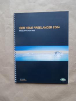Land Rover neue Freelander 2004 Typ LN Produktverzeichnis Oktober 2003 +Wettbewerb X3 E83 RAV4