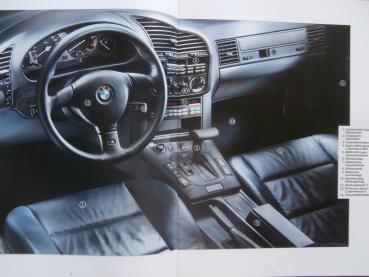 BMW 316i 318i 320i 325i 325td E36 Limousine Sonderausstattungen 9/1991