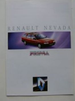 Renault Nevada prima Juli 1993 Prospekt Rarität