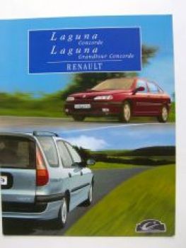 Renault Laguna +Grandtour Concorde Prospekt August 1997