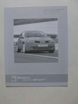 Renault Megane Sport Preisliste 1/2007 NEU