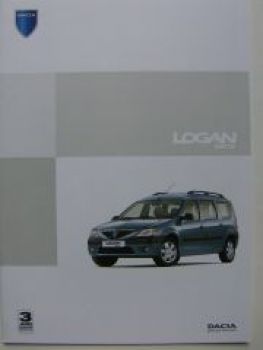 Dacia Logan MCV Prospekt April 2007 NEU