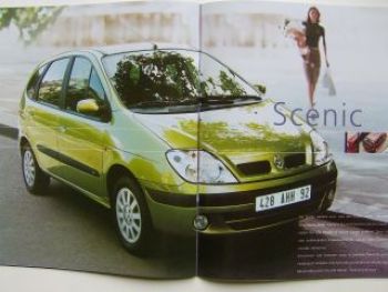 Renault Modell-Programm 2001 +Preisliste NEU