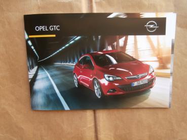 Opel GTC Prospekt Juni 2016 +Preisliste NEU