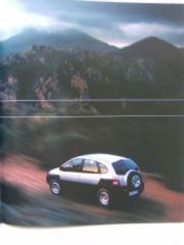 Renault Scenic +RX4 Prospekt Januar 2003 NEU