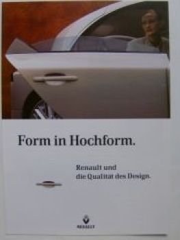 Renault und die Qualität des Design September 1995 Prospekt