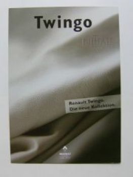 Renault Twingo Initiale Sondermodell Prospekt August 1999 NEU
