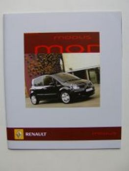 Renault Modus +Initiale Prospekt August 2007 NEU