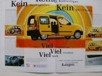 Renault Kangoo Prospekt Vorstellung September 1997