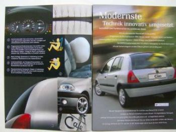 Renault Clio Prospekt April 1998 NEU