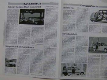 Renault Kangoo News Januar 1998 Prospekt