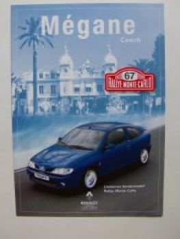 Renault Megane Coach Prospekt Rallye Monte Carlo 10/1998