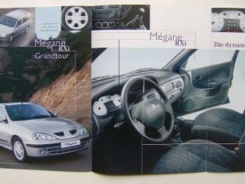 Renault Megane RXi Limousine & Grandtour Prospekt 2/2000