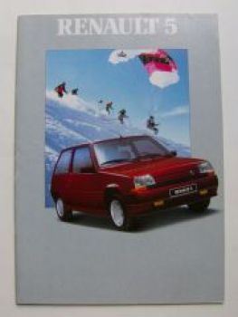 Renault 5 +Campus +GTR GTX GTE +Turbo Prospekt 12/1988