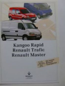 Renault Rapid +Trafic +Master Prospekt September 1997