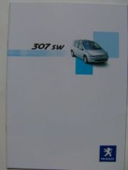 Peugeot 307 SW Prospekt September 2003 NEU