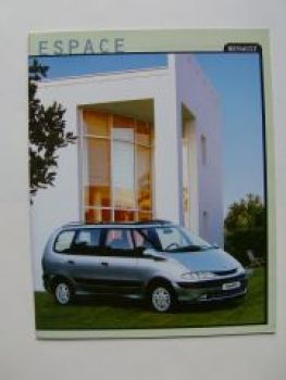 Renault Espace Prospekt April 2000 NEU