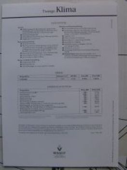 Renault Twingo Klima Preisliste 1.März 1999
