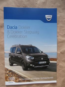 Dacia Dokker & Stepway Celebration +Preisliste November 2017