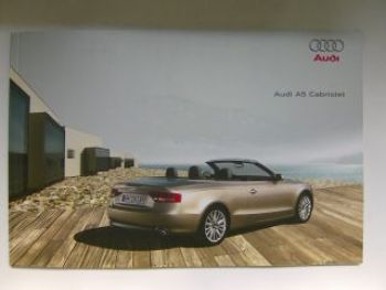 Audi A5 Cabriolet Prospekt Dezember 2008 NEU