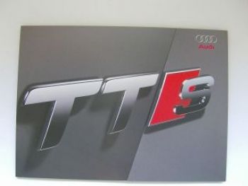 Audi TTS Vorstellungsprospekt Dezember 2007 NEU