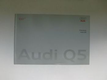 Audi Preisliste Q5 März 2009 NEU