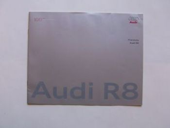 Audi Preisliste R8 4.2FSi Oktober 2008