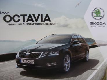 Skoda Octavia (5E) Preis-& Ausstattungsübersicht November 2017
