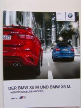 BMW X6 M X5 M Prospekt September 2009 E70 E71 NEU