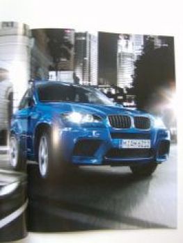 BMW X6 M X5 M Prospekt September 2009 E70 E71 NEU