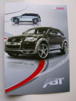 Abt VW Touareg +Facelift  (7L) Prospekt + Preisliste 2009 NEU
