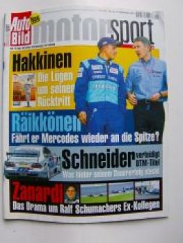 Auto Bild motorsport 20/2001 CLK Schneider Zanardi