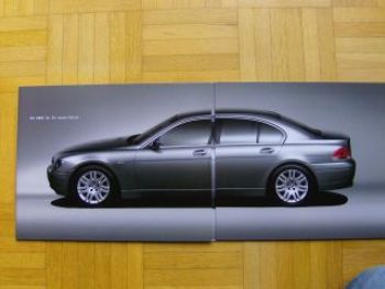 BMW 7er Prospekt 735i 745i +735Li 745Li Prospekt 2002