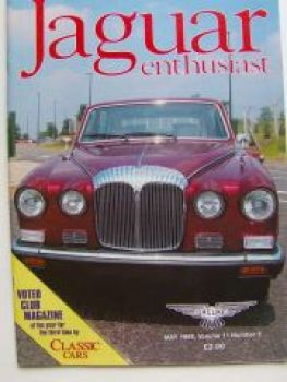 Jaguar enthusiast UK Englisch Magazin XJ6 XK120 Mai1995 Vol.11 N