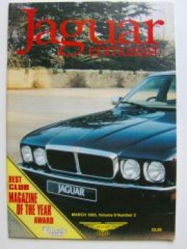 Jaguar enthusiast UK Englisch Magazin März 1993 Vol.9 Nr.3