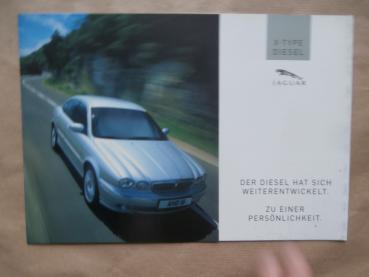 Jaguar X-Type Diesel Juni 2003 Prospekt