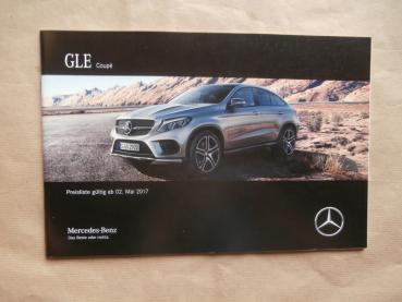 Mercedes Benz GLE Coupé 350d 400 500 GLE 43 AMG 4Matic 63S +Night Paket 2.Mai 2017