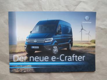 VW e-Crafter Katalog September 2018 NEU