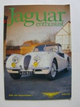 Jaguar enthusiast UK Englisch Magazin April 1992 Vol.8 Nr.4
