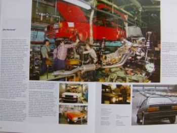 Audi Automobilbau in unserer Zeit 1981 Prospekt 80 100 200