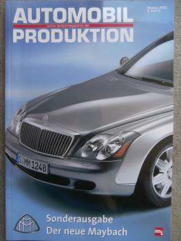 Automobil Produktion 10/2002 Sonderausgabe Maybach +Histori +Produktion +Motoren +Zentren