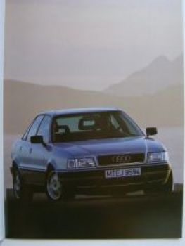 Audi 80 Limousine und Avant Prospekt Januar 1994 (8C)