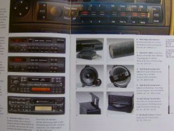 Audi A4 Das Zubehör Prospekt  November 1994 Rarität